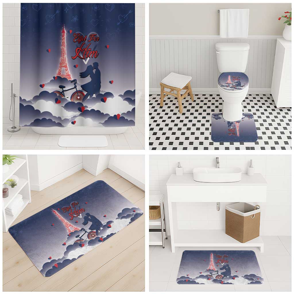 France Bathroom Set Eiffel For Him - Wonder Print Shop