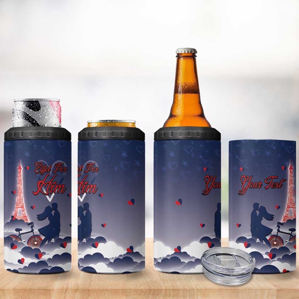 Personalized France 4 in 1 Can Cooler Tumbler Eiffel For Him - Wonder Print Shop