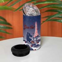 Personalized France 4 in 1 Can Cooler Tumbler Eiffel For Him - Wonder Print Shop