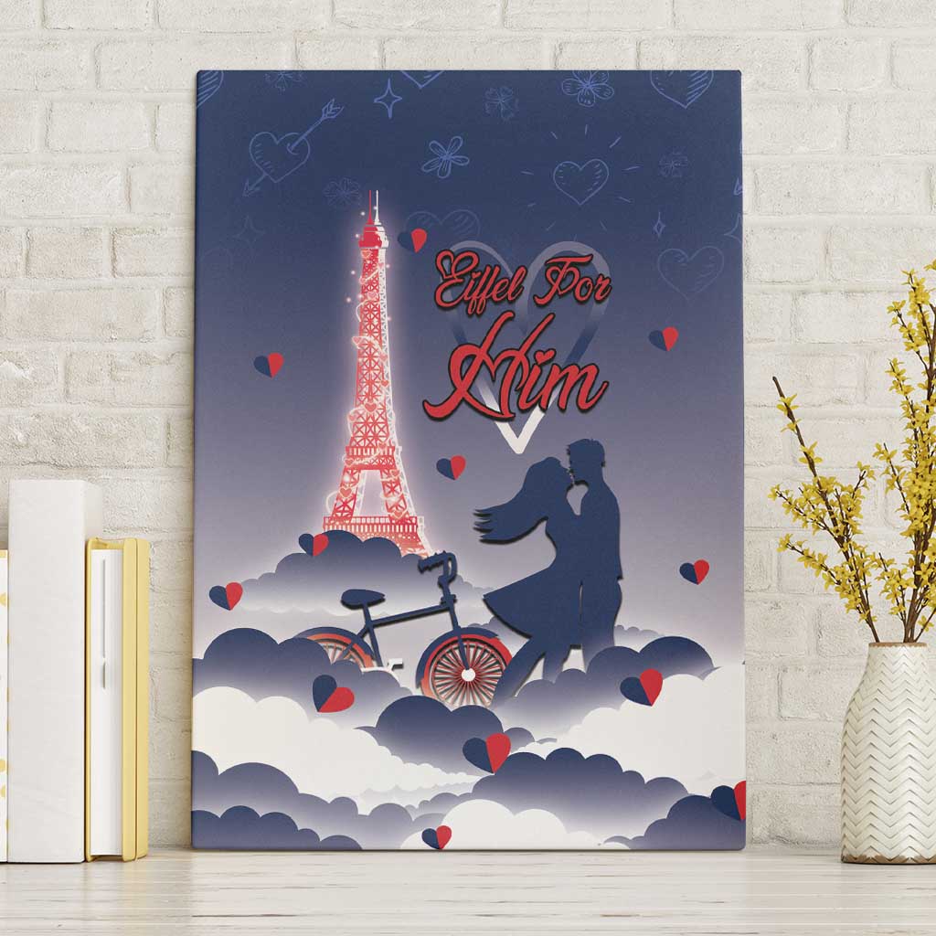 France Canvas Wall Art Eiffel For Him - Wonder Print Shop