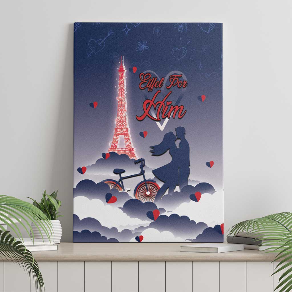 France Canvas Wall Art Eiffel For Him - Wonder Print Shop