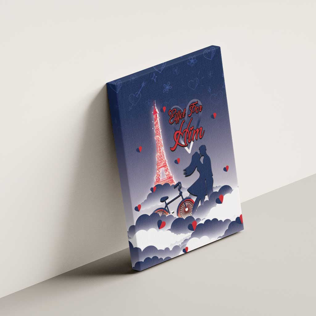 France Canvas Wall Art Eiffel For Him - Wonder Print Shop
