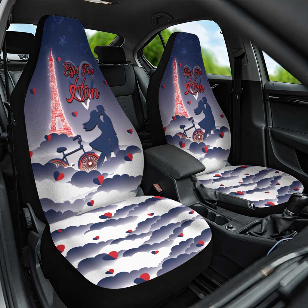 France Car Seat Cover Eiffel For Him - Wonder Print Shop