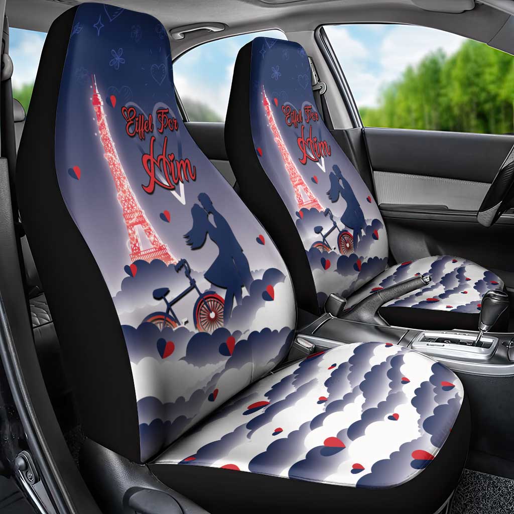France Car Seat Cover Eiffel For Him - Wonder Print Shop