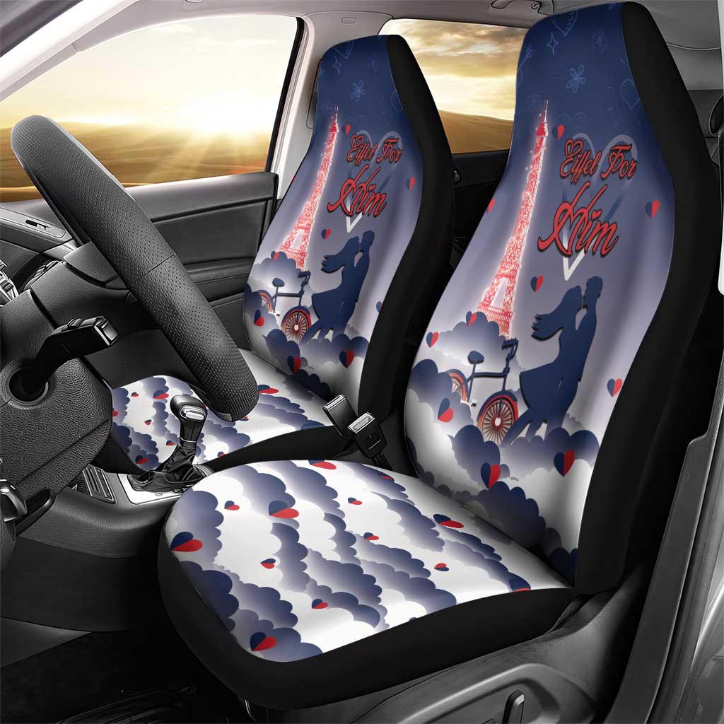 France Car Seat Cover Eiffel For Him - Wonder Print Shop