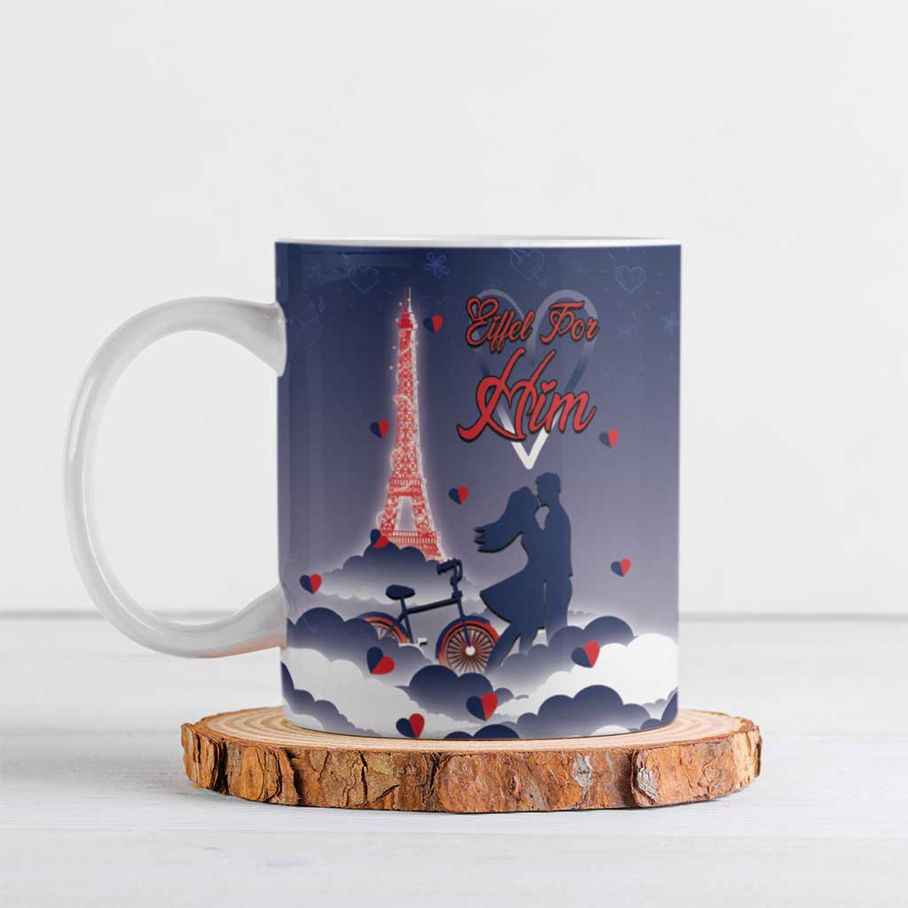 Personalized France Ceramic Mug Eiffel For Him - Wonder Print Shop