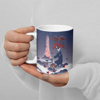 Personalized France Ceramic Mug Eiffel For Him - Wonder Print Shop