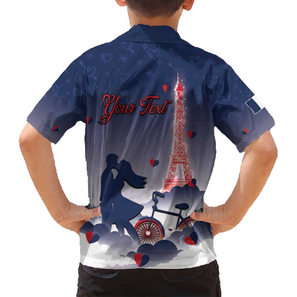 Personalized France Family Matching Long Sleeve Bodycon Dress and Hawaiian Shirt Eiffel For Him - Wonder Print Shop