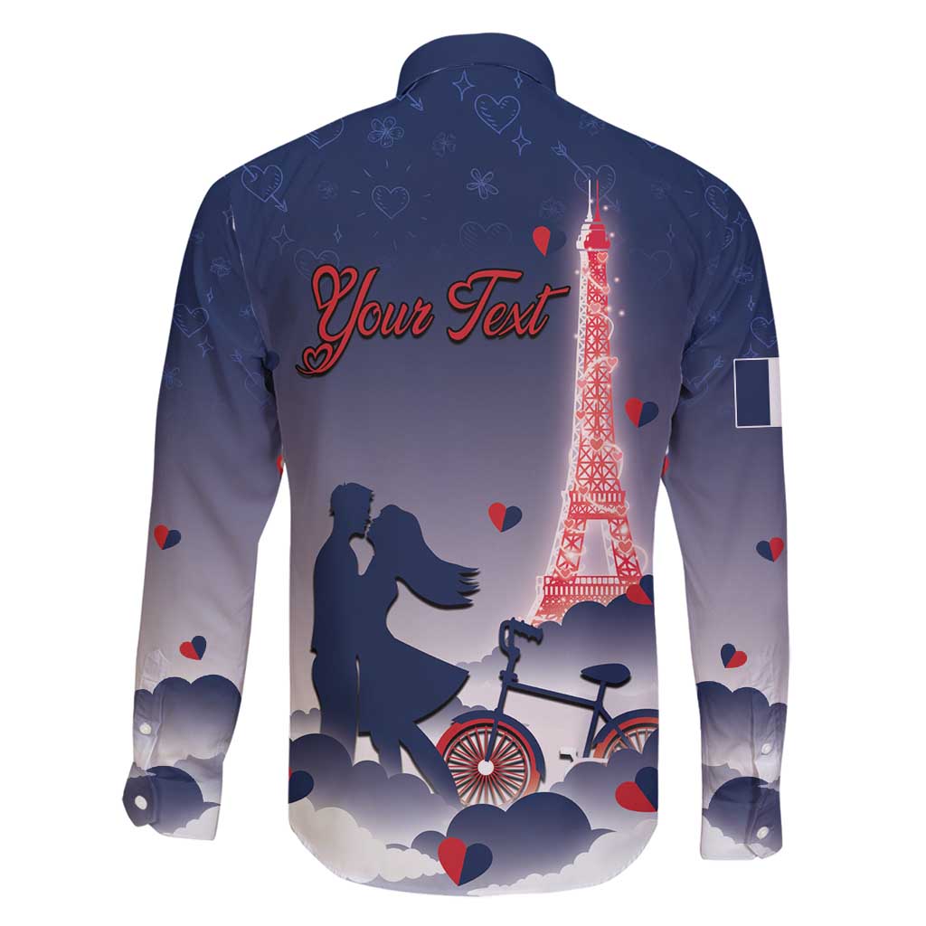 Personalized France Family Matching Long Sleeve Bodycon Dress and Hawaiian Shirt Eiffel For Him - Wonder Print Shop