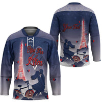 Personalized France Hockey Jersey Eiffel For Him - Wonder Print Shop