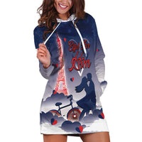 Personalized France Hoodie Dress Eiffel For Him - Wonder Print Shop
