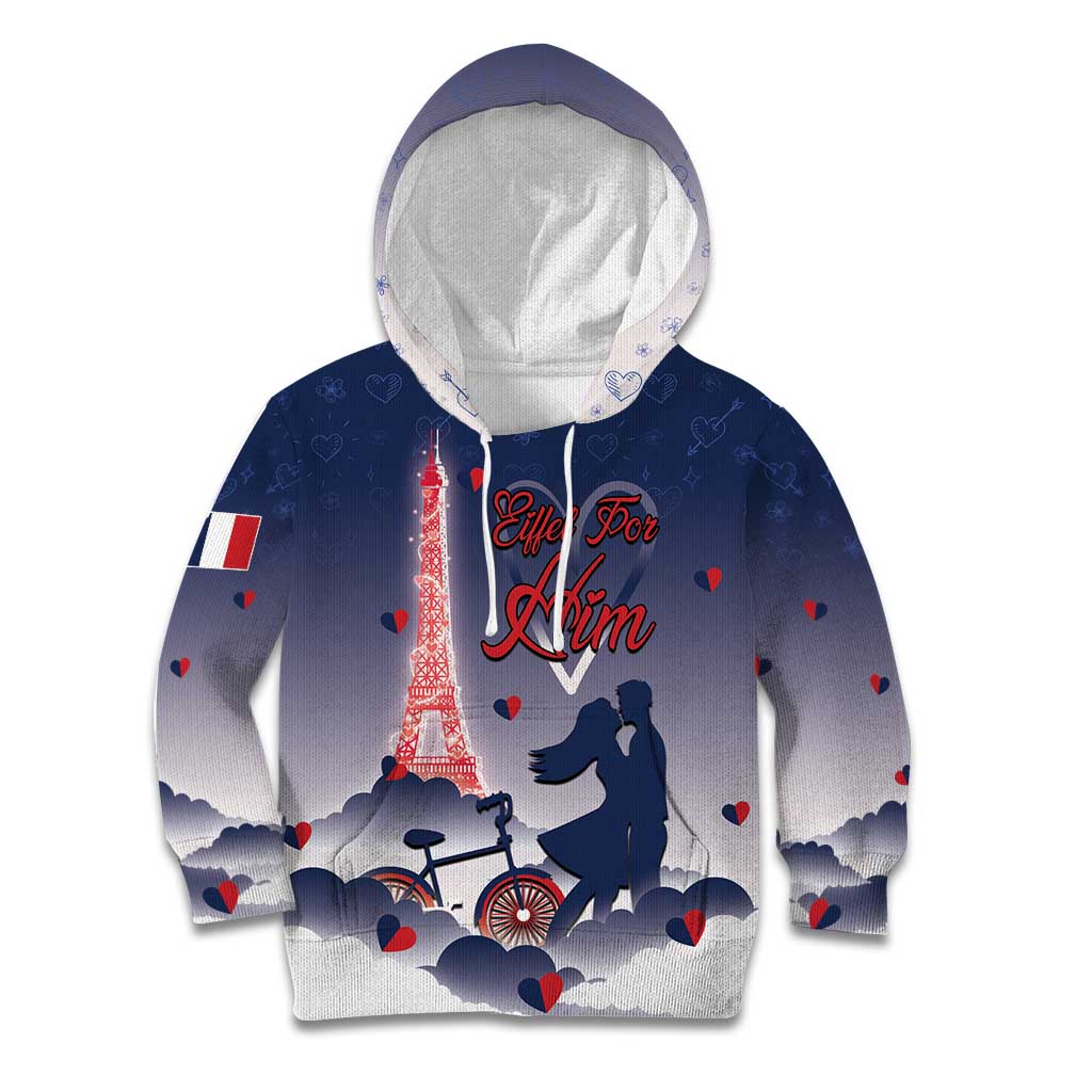 Personalized France Kid Hoodie Eiffel For Him - Wonder Print Shop