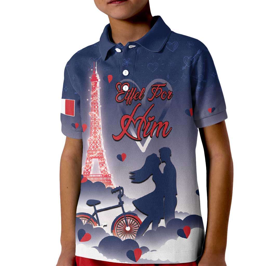 Personalized France Kid Polo Shirt Eiffel For Him - Wonder Print Shop