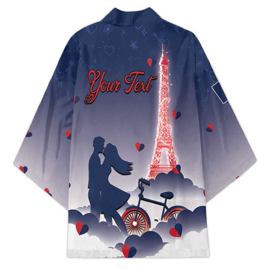 Personalized France Kimono Eiffel For Him - Wonder Print Shop