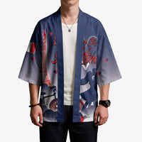 Personalized France Kimono Eiffel For Him - Wonder Print Shop