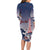Personalized France Long Sleeve Bodycon Dress Eiffel For Him - Wonder Print Shop