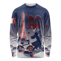 Personalized France Long Sleeve Shirt Eiffel For Him - Wonder Print Shop