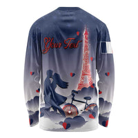 Personalized France Long Sleeve Shirt Eiffel For Him - Wonder Print Shop