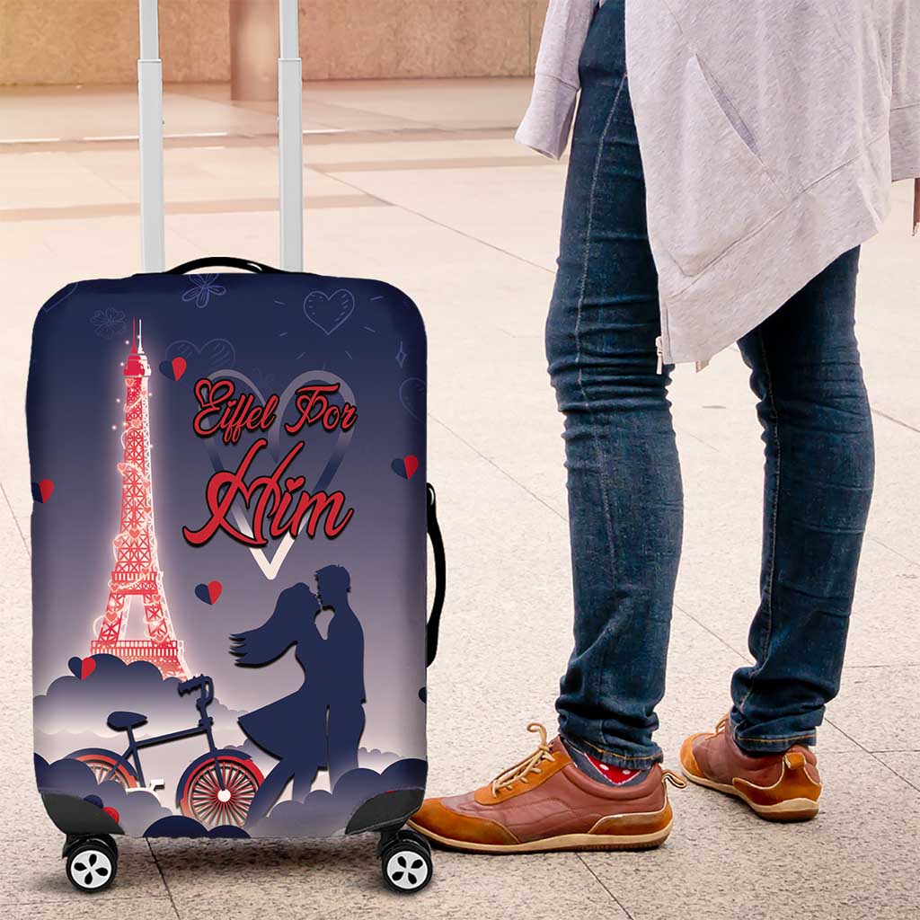 France Luggage Cover Eiffel For Him - Wonder Print Shop