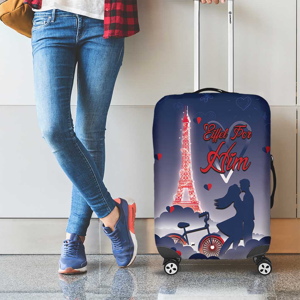 France Luggage Cover Eiffel For Him - Wonder Print Shop