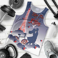 Personalized France Men Tank Top Eiffel For Him - Wonder Print Shop