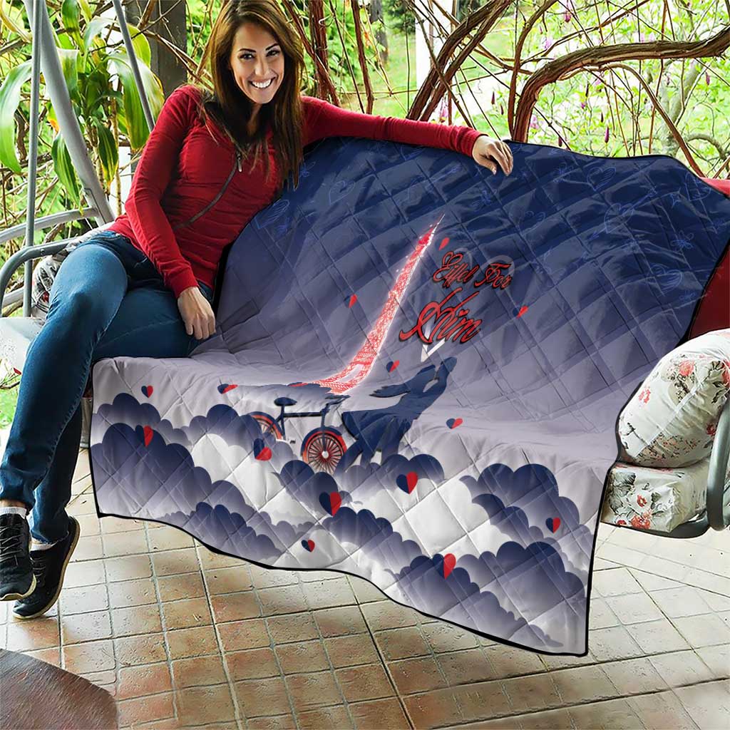 France Quilt Eiffel For Him - Wonder Print Shop