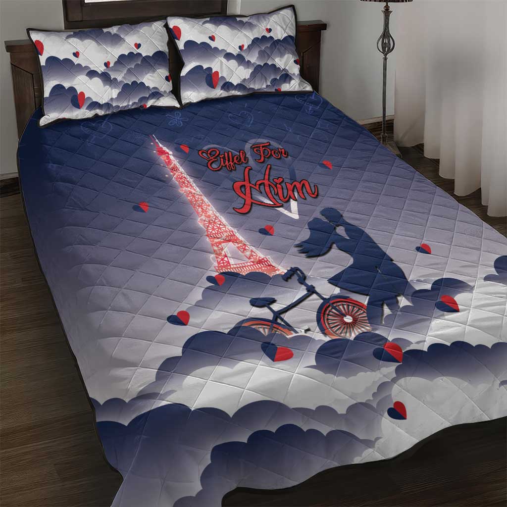 France Quilt Bed Set Eiffel For Him - Wonder Print Shop