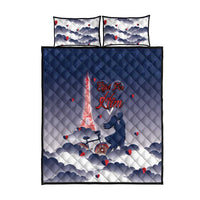France Quilt Bed Set Eiffel For Him - Wonder Print Shop