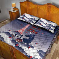 France Quilt Bed Set Eiffel For Him - Wonder Print Shop