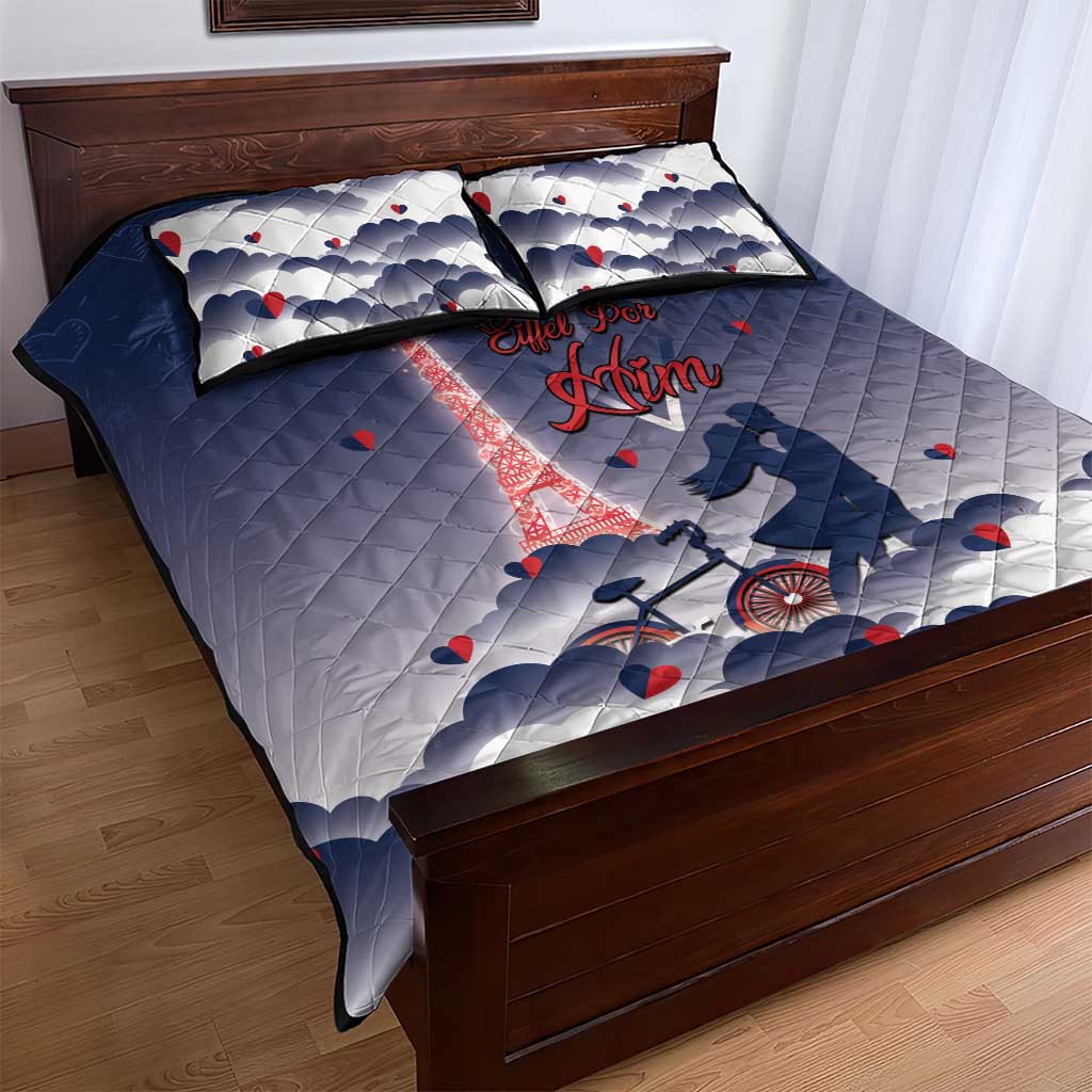 France Quilt Bed Set Eiffel For Him - Wonder Print Shop