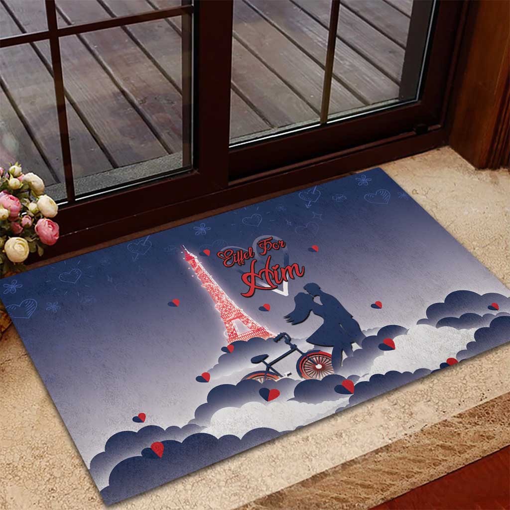 France Rubber Doormat Eiffel For Him - Wonder Print Shop