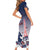Personalized France Short Sleeve Bodycon Dress Eiffel For Him - Wonder Print Shop