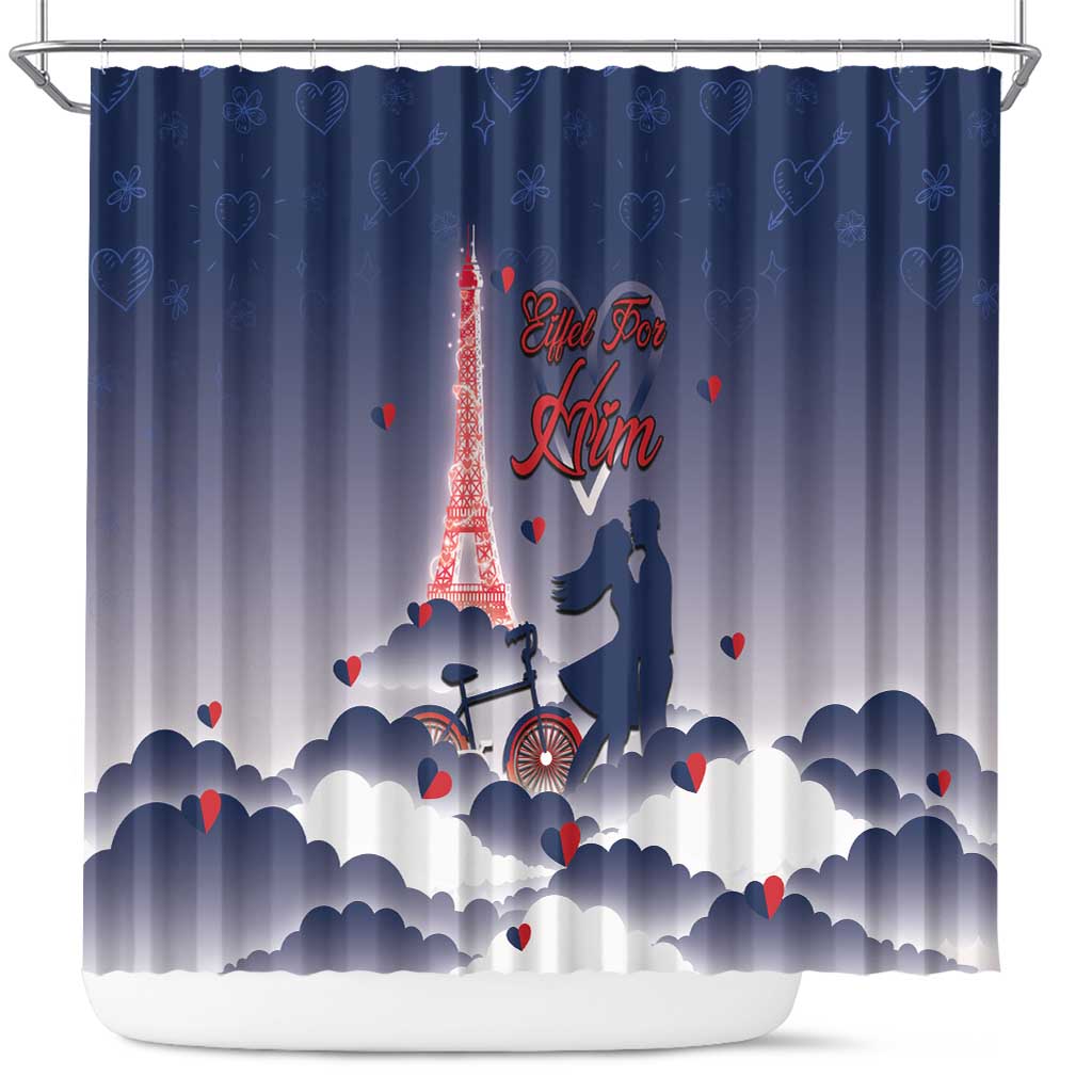 France Shower Curtain Eiffel For Him - Wonder Print Shop