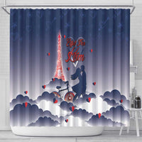 France Shower Curtain Eiffel For Him - Wonder Print Shop