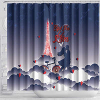 France Shower Curtain Eiffel For Him - Wonder Print Shop