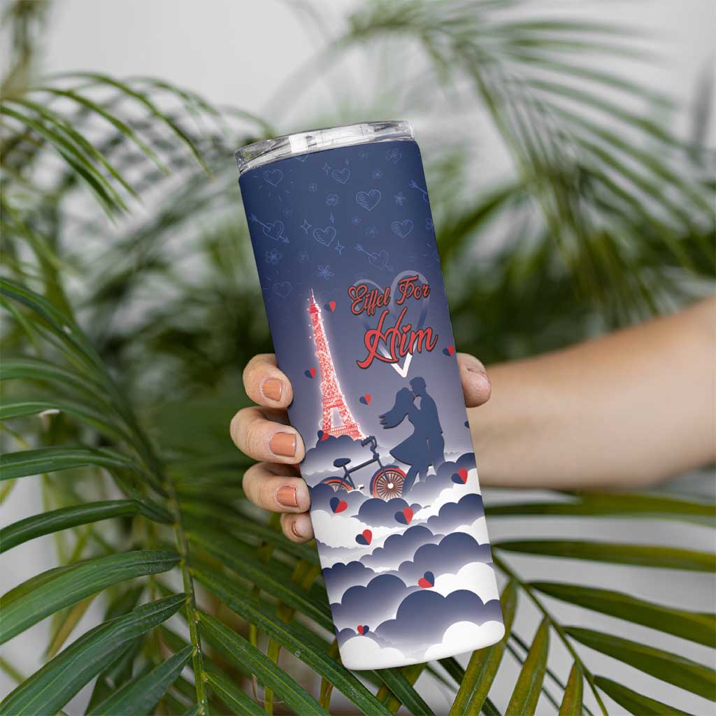 Personalized France Skinny Tumbler Eiffel For Him - Wonder Print Shop