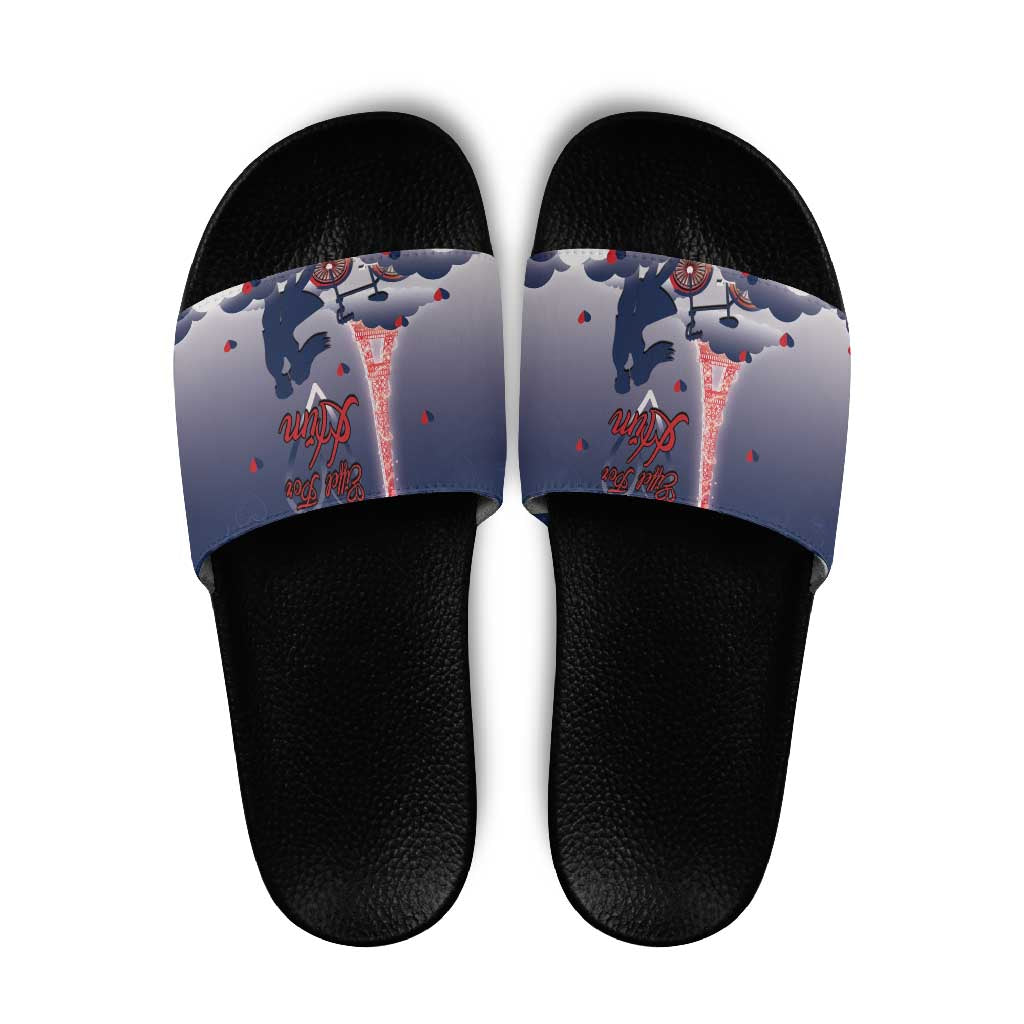 France Slide Sandals Eiffel For Him - Wonder Print Shop