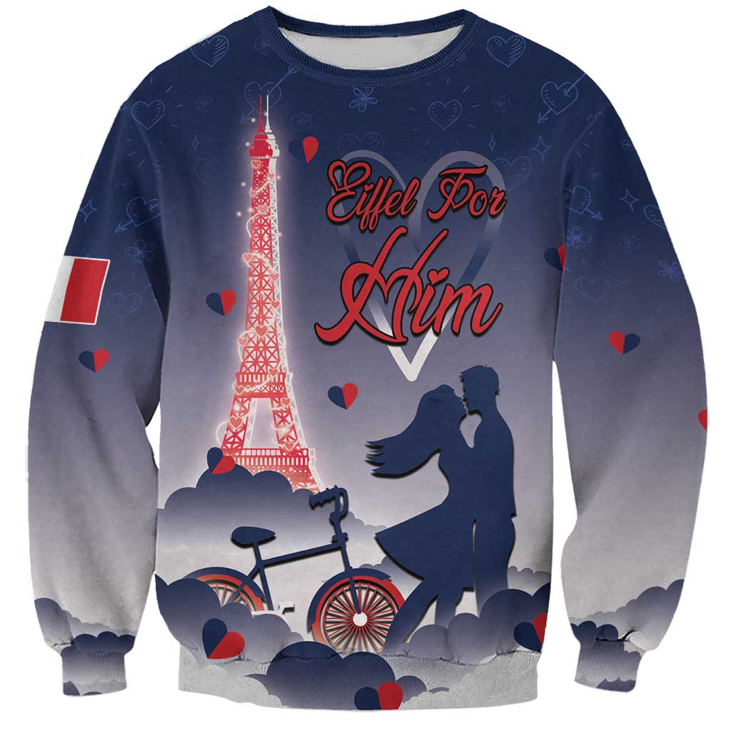 Personalized France Sweatshirt Eiffel For Him - Wonder Print Shop