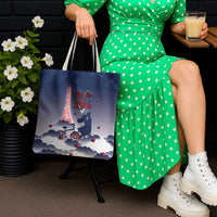 France Tote Bag Eiffel For Him - Wonder Print Shop