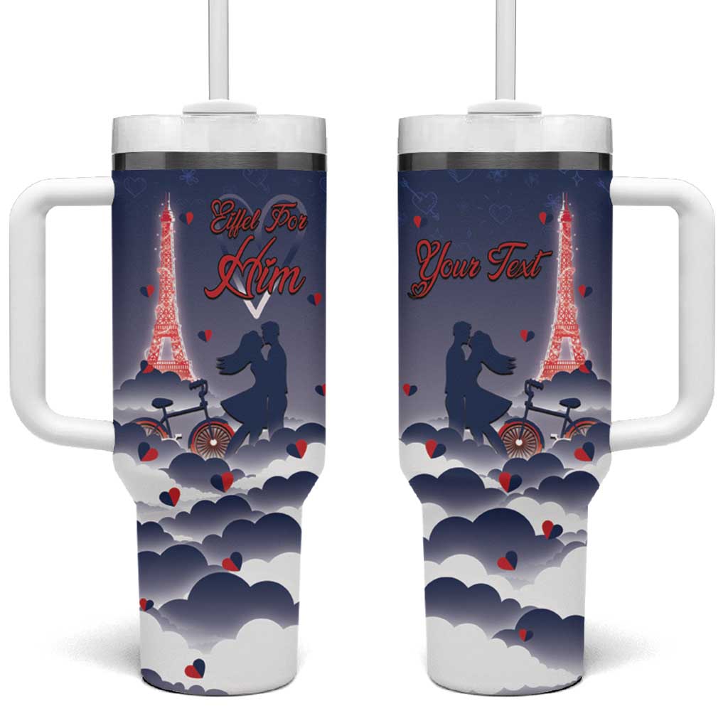 Personalized France Tumbler With Handle Eiffel For Him - Wonder Print Shop