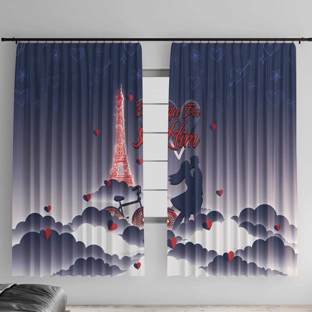 France Window Curtain Eiffel For Him - Wonder Print Shop