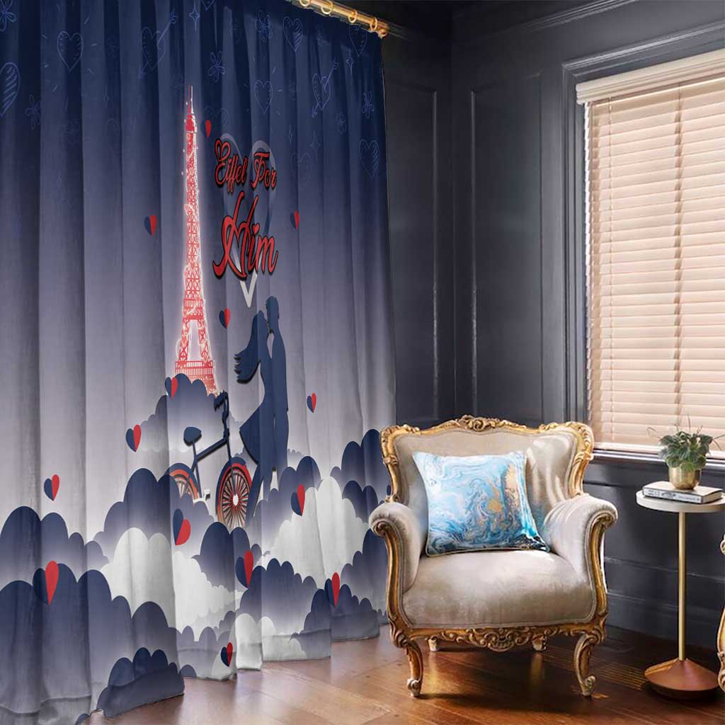 France Window Curtain Eiffel For Him - Wonder Print Shop