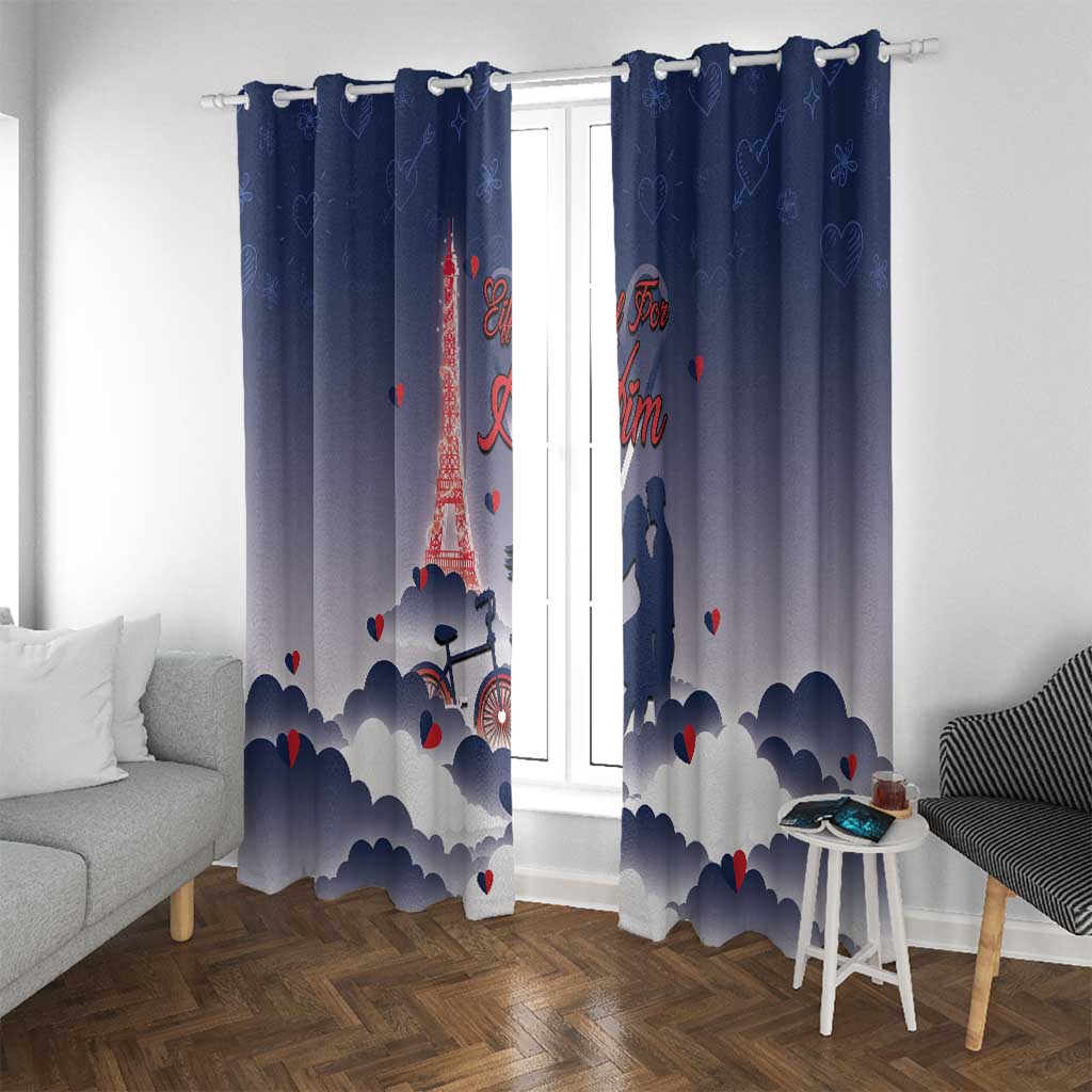 France Window Curtain Eiffel For Him - Wonder Print Shop