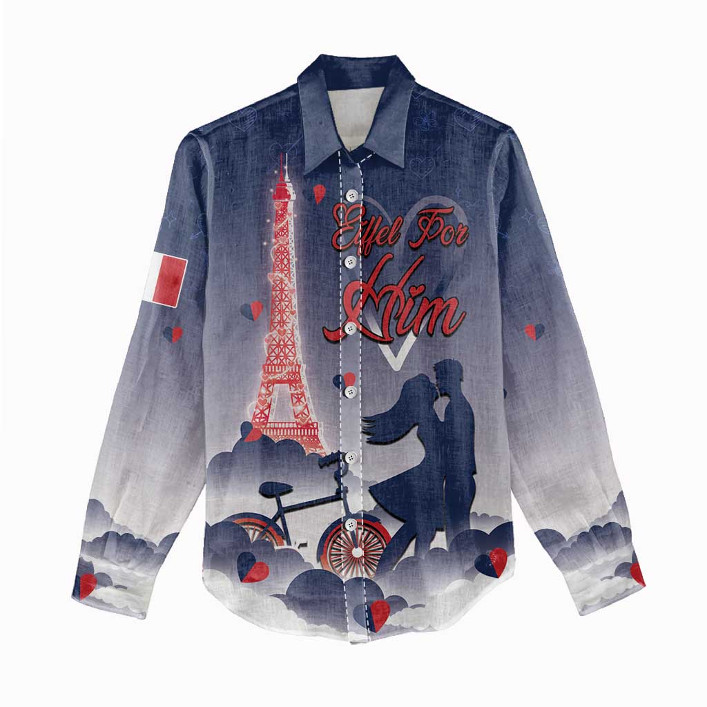 Personalized France Women Casual Shirt Eiffel For Him - Wonder Print Shop