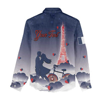 Personalized France Women Casual Shirt Eiffel For Him - Wonder Print Shop