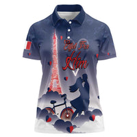 Personalized France Women Polo Shirt Eiffel For Him - Wonder Print Shop