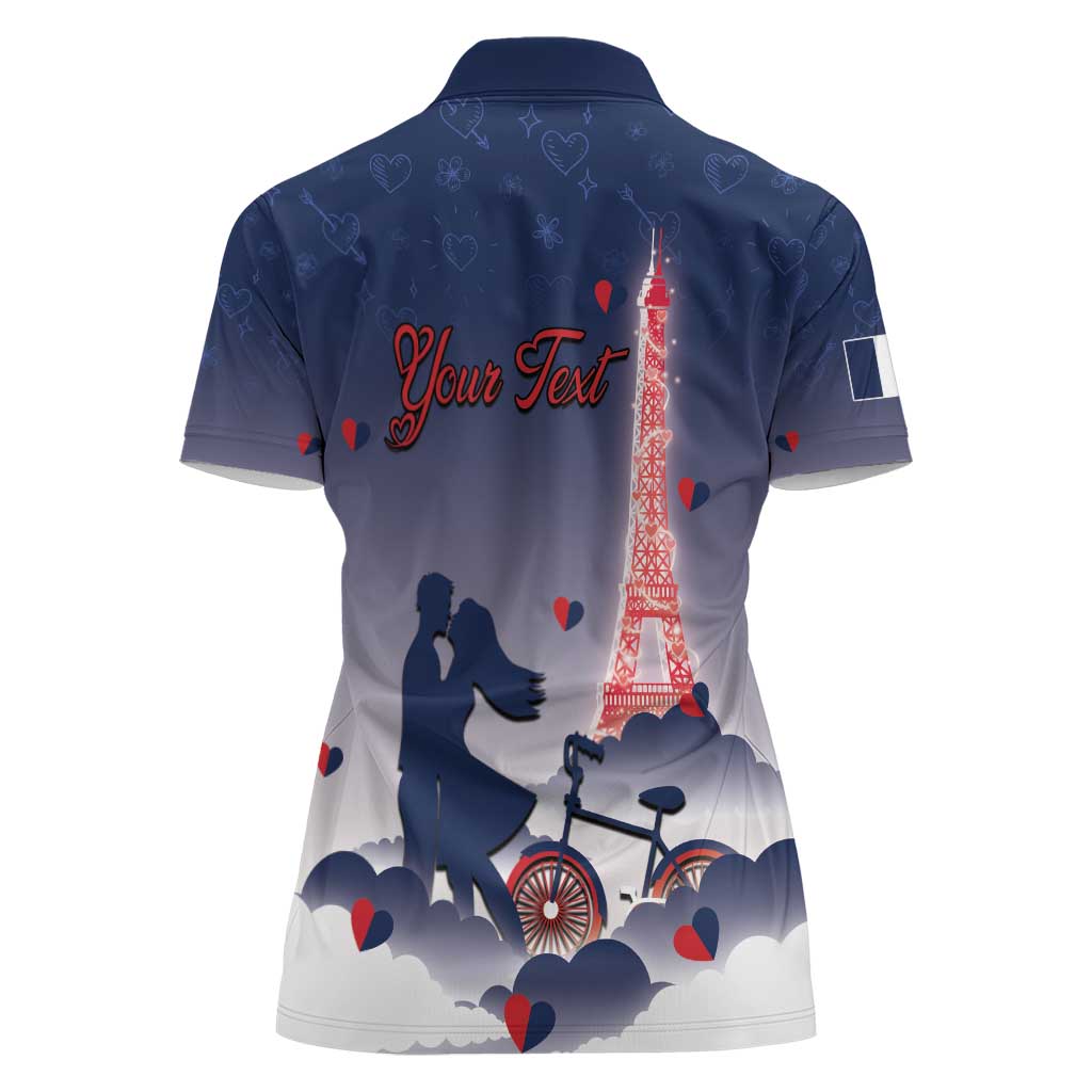 Personalized France Women Polo Shirt Eiffel For Him - Wonder Print Shop