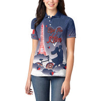 Personalized France Women Polo Shirt Eiffel For Him - Wonder Print Shop