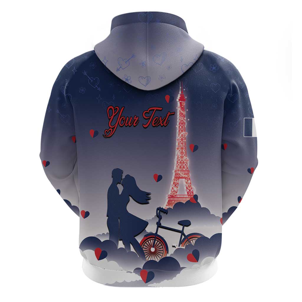 Personalized France Zip Hoodie Eiffel For Him - Wonder Print Shop