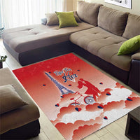 France Area Rug Eiffel For Her - Wonder Print Shop